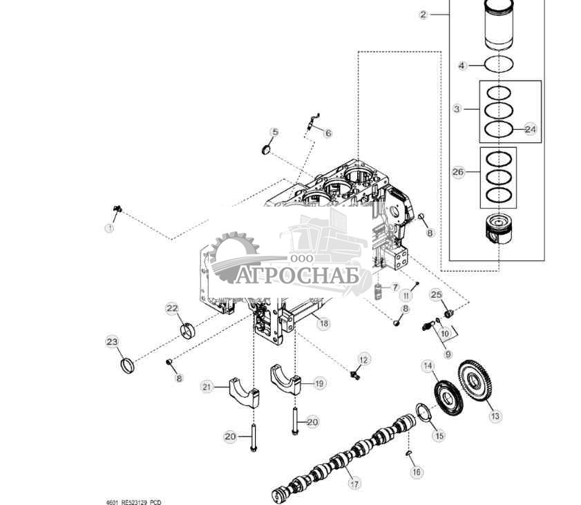 4601 Блок цилиндров 